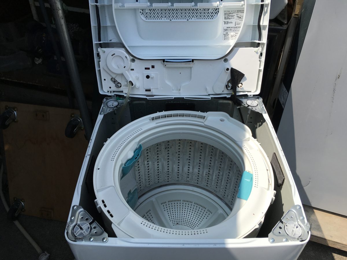 東芝7.0kg洗濯機（AW-707）家庭でも簡単にできる、洗濯槽の掃除の方法 ...